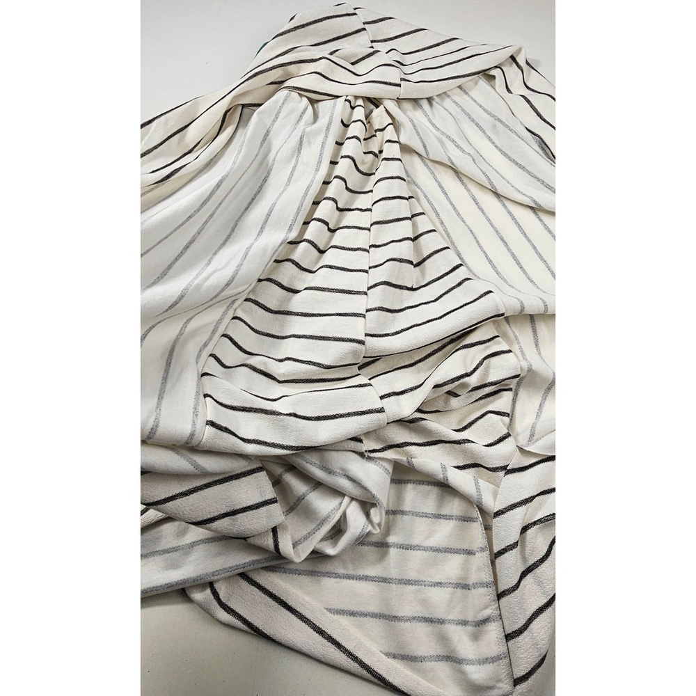 Free People Beach Striped Terry Cloth One Shoulder Cover Up M - Picture 7 of 9